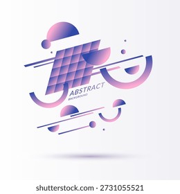 Fondo Abstractas para el diseño. Una Plantilla para la publicidad en un estilo moderno. Ilustración con estilo para el cartel. Gráficos de moda y con estilo.
