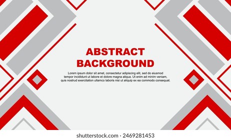 Abstrakte Hintergrunddesign-Vorlage. Banner Bildschirmhintergrund Vektorillustration. rote Flagge