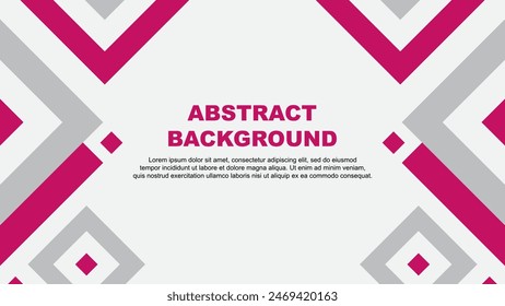 Abstract Background Design Template. Banner Wallpaper Vector Illustration. Pink Template