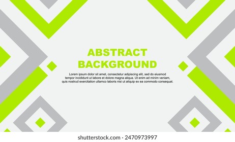 Abstract Background Design Template. Banner Wallpaper Vector Illustration. Lime Green Template