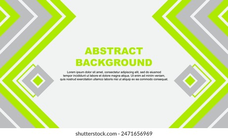 Abstract Background Design Template. Banner Wallpaper Vector Illustration. Lime Green Design