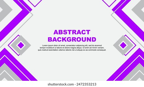 Abstract Background Design Template. Banner Wallpaper Vector Illustration. Purple Background