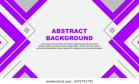 Abstract Background Design Template. Banner Wallpaper Vector Illustration. Purple Illustration