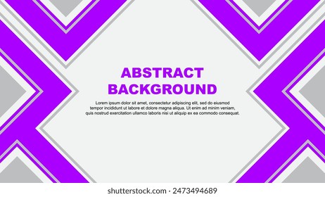 Abstract Background Design Template. Banner Wallpaper Vector Illustration. Purple Vector