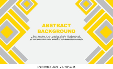 Abstract Background Design Template. Banner Wallpaper Vector Illustration. Yellow