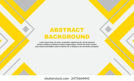 Abstract Background Design Template. Banner Wallpaper Vector Illustration. Yellow Illustration