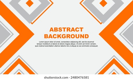 Abstract Background Design Template. Banner Wallpaper Vector Illustration. Orange Independence Day