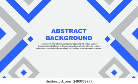 Abstract Background Design Template. Banner Wallpaper Vector Illustration. Blue Template
