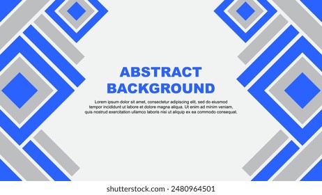 Abstract Background Design Template. Banner Wallpaper Vector Illustration. Blue