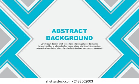 Abstract Background Design Template. Banner Wallpaper Vector Illustration. Teal Vector