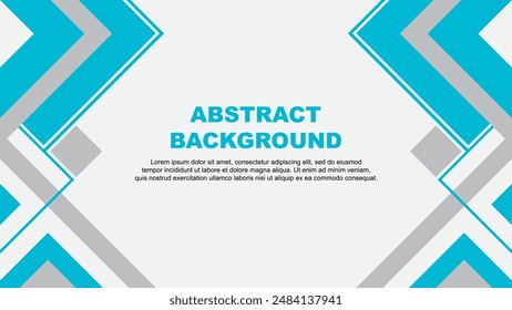 Abstract Background Design Template. Banner Wallpaper Vector Illustration. Teal Banner