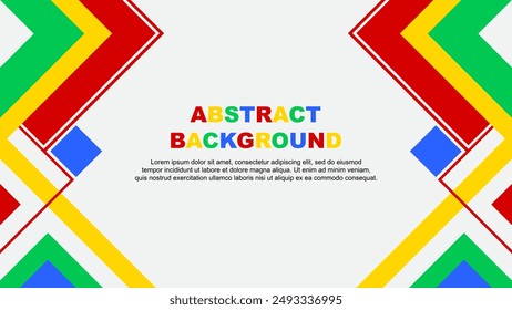 Abstract Background Design Template. Banner Wallpaper Vector Illustration. Colorful Rainbow Banner