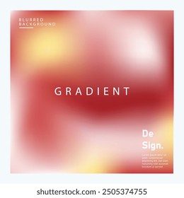 Abstract background design template bright red gradient color on white