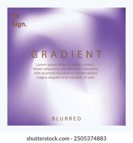 Abstract background design template bright purple gradient color on white