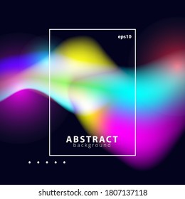 Abstract background design template with colorful fluid and star shape for your banner, poster, flyer, background and calendar