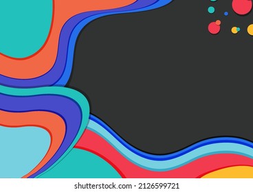 Ilustración de la plantilla de diseño de fondo abstracto