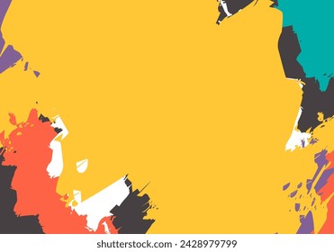Abstract background design template. Splash comic background. Ready to use for banner, web ad print design.