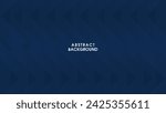 Abstract background design template with vector geometric gradient shapes in dark blue color for presentation.
