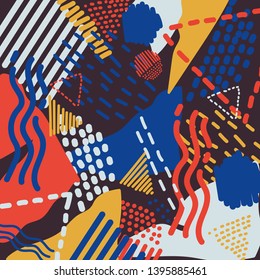 Abstract Background Design Template Vector Line Colorful Illustration Texture Art Gallery