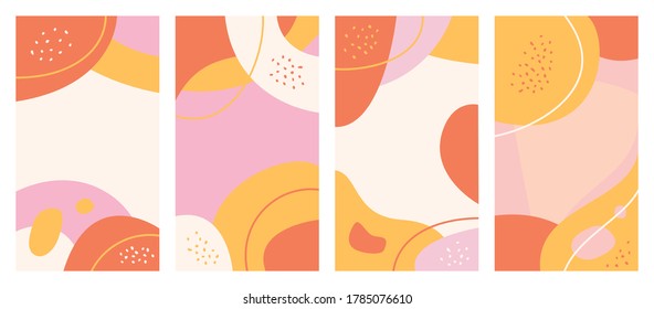 Abstract background. Design templates for social media posts and instagram stories.