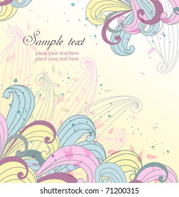 Abstract background for the design of text