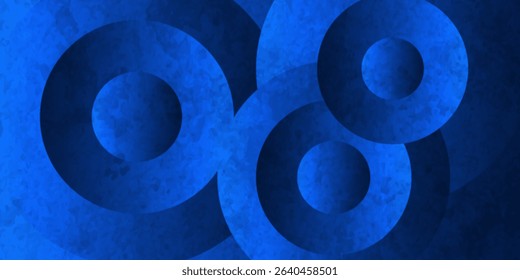 abstract background design, textured blue balls floating on black background