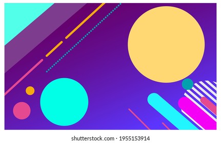 Abstract background design. Trendy and artistic vector design. Banners for social media.