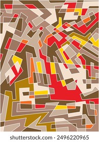 Diseño de fondo abstracto. El diseño de fondo con colores únicos da como resultado el descubrimiento de obras abstractas.