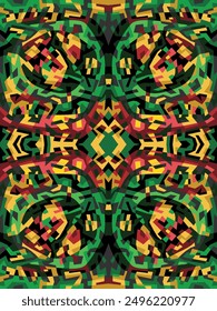 Diseño de fondo abstracto. El diseño de fondo con colores únicos da como resultado el descubrimiento de obras abstractas.