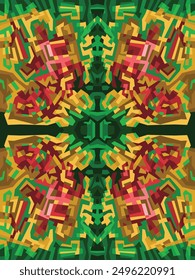 Diseño de fondo abstracto. El diseño de fondo con colores únicos da como resultado el descubrimiento de obras abstractas.