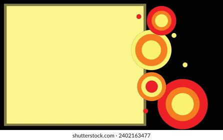 uso de diseño de fondo abstracto para promoción y presentación de carteles de plantillas de banner