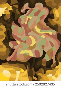 Abstract background design.
Abstract background with a variety of unique shapes and colors with a cool center of attention. Stock vector background.