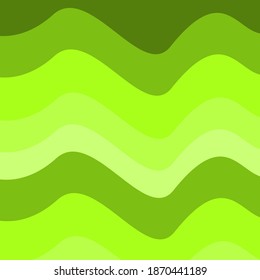Abstract background design with various layers of pastel green blend shapes.