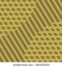 abstract background design of various line shapes with dark yellow color