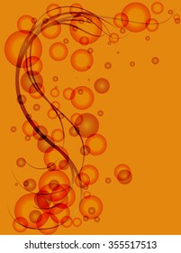 Abstract background for design, vector backdrop pale yellow