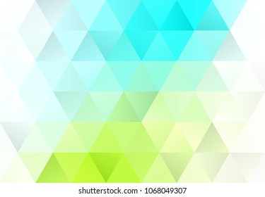 Abstract background design, vector eco green turquoise polygonal elements for graphic template. Colourful elements for branding