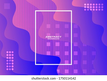 Fondo abstracto para diseño, vector e ilustración. Banner de formas geométricas abstractas de gradiente líquido fluido.