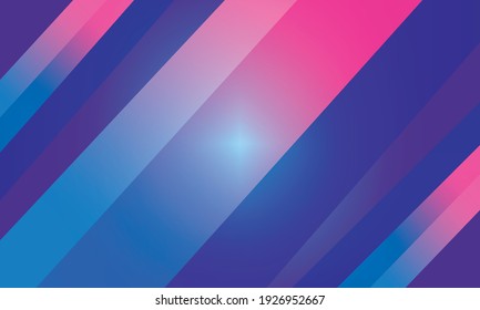 Abstract background design vector illustration with geometry gradient shapes. Neon color background with Dynamic shape composition