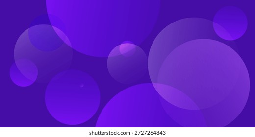 Abstractas Vector de diseño de fondo, con paleta de colores morados, incorporando Elementos circulares.