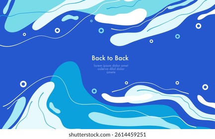 abstract background design vector design with unique drawn