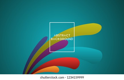 Abstract background design with vibrant color. Suitable for any creative work with nice background