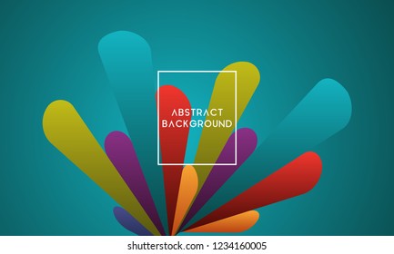 Abstract background design with vibrant color. Suitable for any creative work with nice background