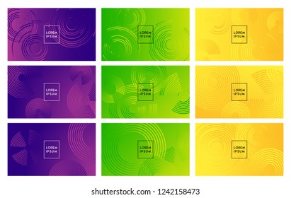 Abstract background design with vibrant color illustration