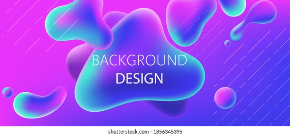Abstraktes Hintergrunddesign von Wasserflecken. Realistische 3D-Produktplatzierung. Vektorgrafik