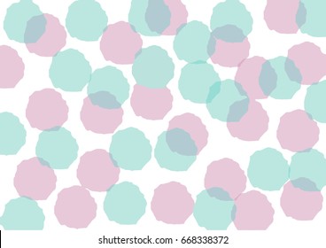 abstract Background Design, watercolor circle paint, texture vector template
