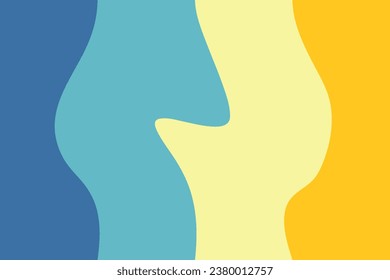 abstraktes Hintergrunddesign mit Welleneffekten kombiniert mit kalten Farben