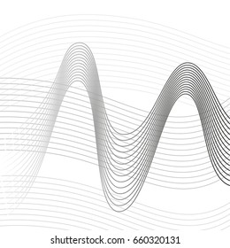 Abstract background for design, wave lines