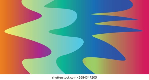 Abstraktes Hintergrunddesign mit wellenförmigem Hügel