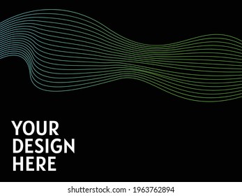 abstract background design, wavy line design 