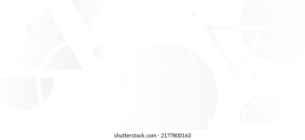 Abstract background design white geometric fluid shapes vector elements